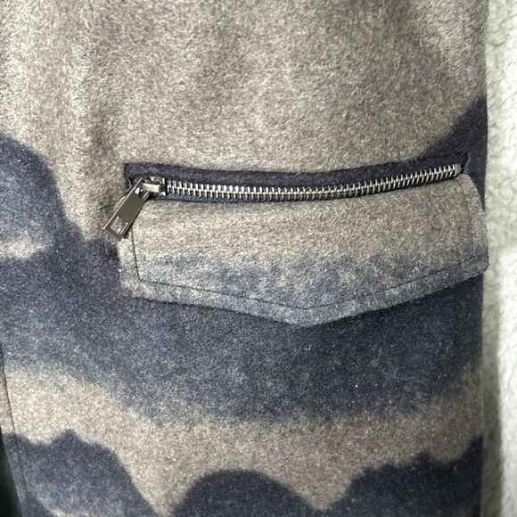 Democracy Removable Fur Collared Long Vest Size Small Stylish Pockets - Picture 5 of 8